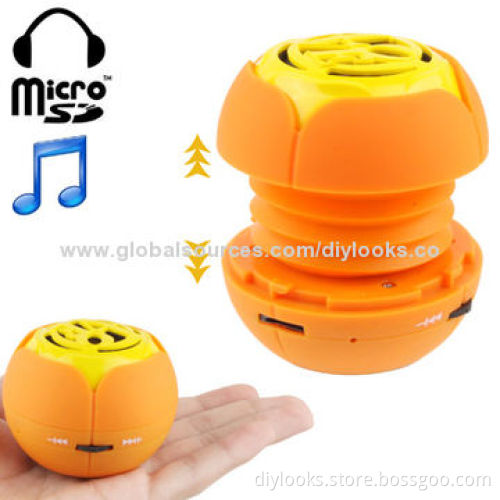 Hamburg Style Retractable Mini Speaker